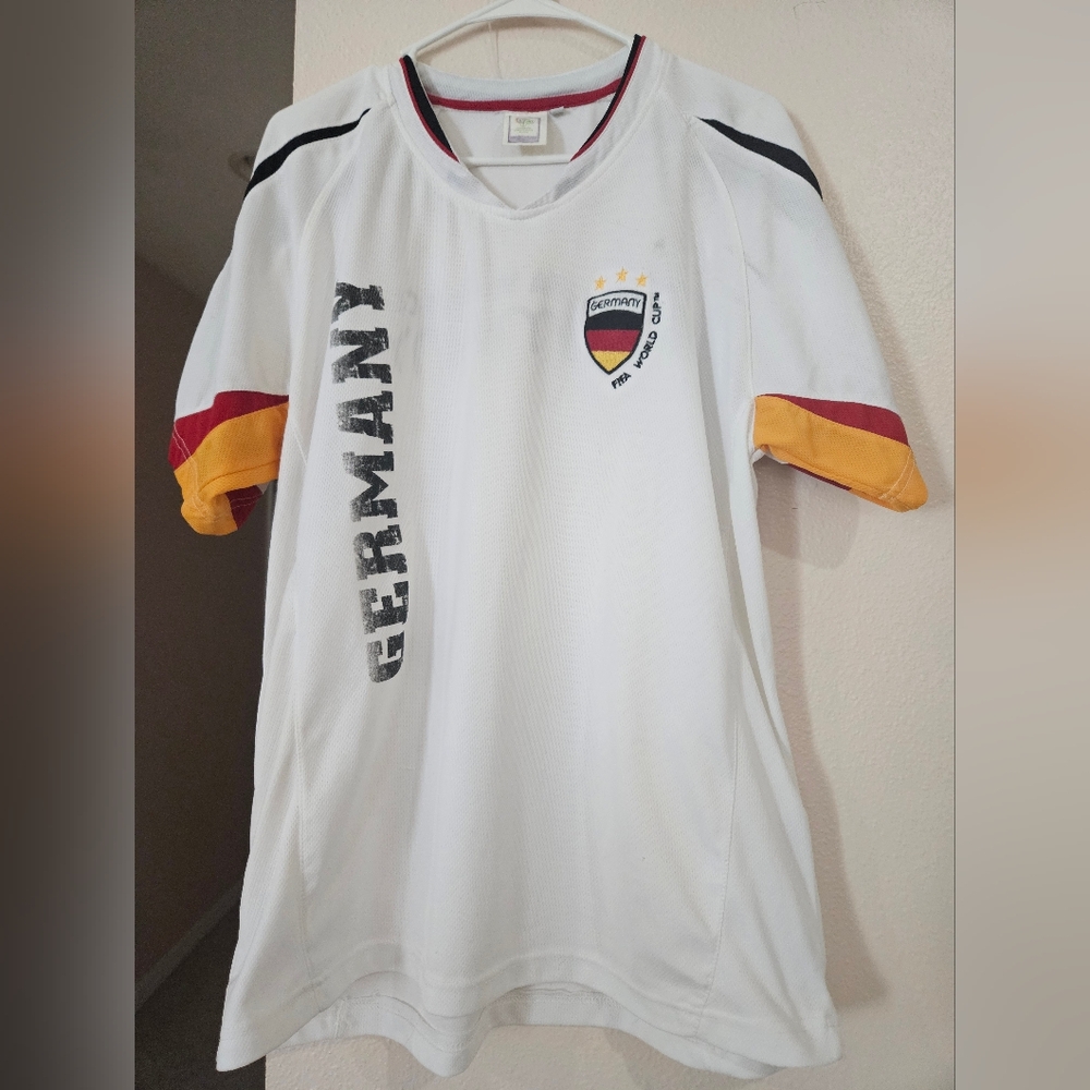 Vintage Germany Mens Soccer Jersey - White